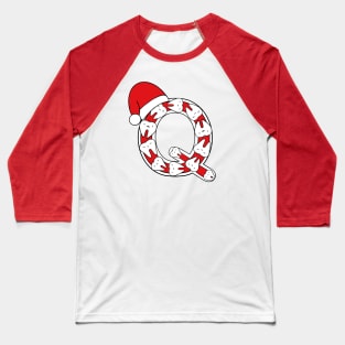 Letter Q (Happimola Christmas Alphabet) Baseball T-Shirt